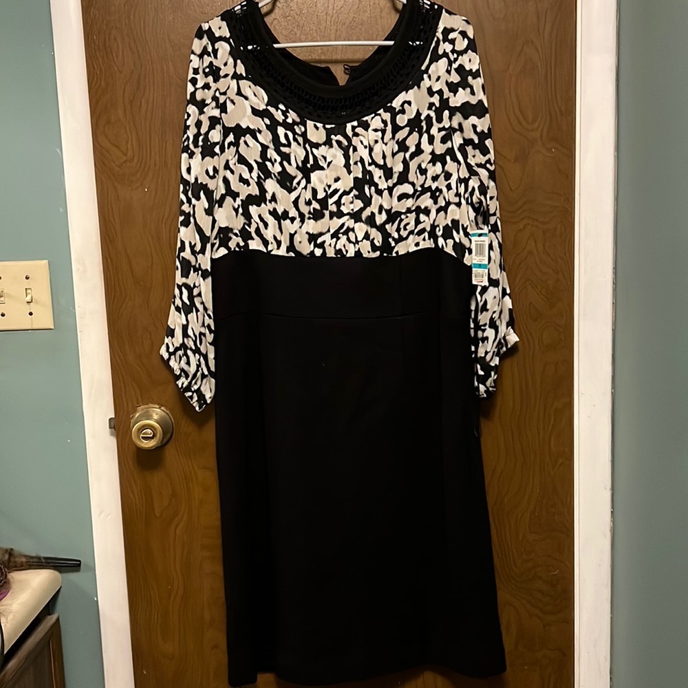 NWT Alfani animal print shirt size 16